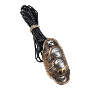 Uniwersalny podwójny przycisk surowy mosiądz K-tech raw brass dual handlebar switch