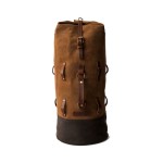 Torba worek skórzany 24 L Trip Machine Military duffle bag Tobacco brown torba motocyklowa na sissy bar harley chopper custom  