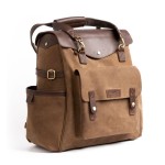 20 l skórzana sakwa Trip Machine Outlander saddlebag Tobacco brown 2w1 stylowa skórzana torba na motocykl sissy bar plecak