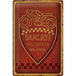 METALOWA TABLICZKA DUCATI MOTORCYCLES  22425 Plakat 20x30 Ducati Meccanica