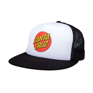 Czapka z daszkiem Santa Cruz Dot Mesh cap white/black