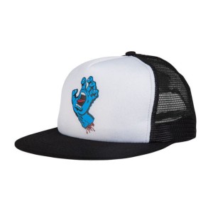 Czapka z daszkiem SSanta Cruz Hand Mesh Back cap white/black