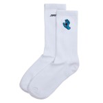 Białe skarpetki Santa Cruz Screaming Mini Hand socks white