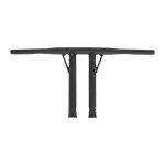 Czarna kierownica Burly 1-1/4" Folsom 12" black handlebar