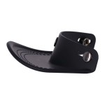 13 1/2 Scum peak matt black matowy czarny wywiniety daszek motocyklowy podwijany kaczy dziób chopper harley bobber 