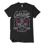  Gas Monkey Garage Fast'n Loud t-shirt black oldschoolowa koszulka z fajna grafiką