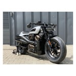 Czarna kierownica Killer Custom Fat Drag 1-1/4" black handlebar Harley Sportster S 21-24