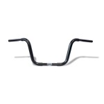 Czarna kierownica Fehling 1-1/4" Apehanger 25 cm dimpled black handlebar H-D 82-22