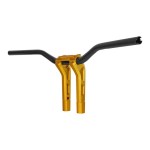 Czarna kierownica z riserami Performance Machine 1-1/4" black handlebar riser kit H-D 82-24 