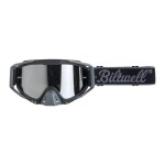 Biltwell Ridgeline goggles script grey gogle motocyklowe z noskiem retro scrambler vintage enduro 