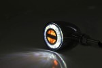 2w1 czarne kierunkowskazy z funkcją lampy Highsider Rocket Classic LED turn signals with position lights