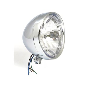 Reflektor Cruiser 6 1/2 cala , chrom , dolne mocowanie Headlight