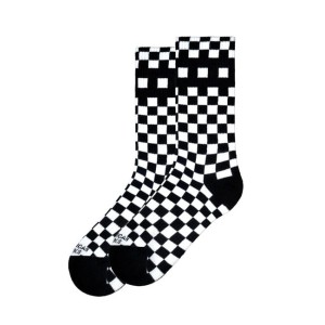 Motocyklowe skarpetki American Socks Mid high Checkerboard socks