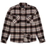 Roeg Blaze Flannel shirt brown koszula bawełniana w fajną brązową kratę 