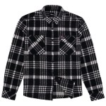 Roeg Blaze Flannel shirt black koszula bawełniana w fajną biało-czarną kratę 
