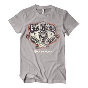 Gas Monkey Garage Spring coils t-shirt storm grey koszulka z fajnym motywem