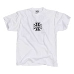 Biała koszulka z czarnym nadrukiem West Coast Choppers WCC OG Classic t-shirt white/black