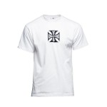 Biała koszulka z czarnym nadrukiem West Coast Choppers WCC OG Classic ATX t-shirt white