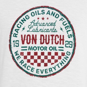 Von Dutch Old t-shirt white biała koszulka z fajna grafika motocyklowa cafe racer  