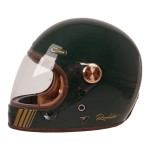 Zielony By City Roadster III helmet dark green kask klasyczny integralny kask motocyklowy