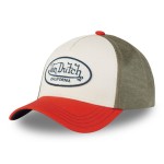 Von Dutch Terry cap red/khaki czapka z daszkiem truckerka