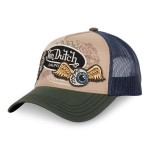 Von Dutch Patches 07 cap olive/navy stylowa truckerka czapka z daszkiem z fajna grafiką 
