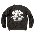WCC Parts sweatshirt black czarna bluza bez kaptura West Coast Choppers