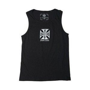West Coast Choppers WCC Classic tank top black czarna koszulka top bez rękawów