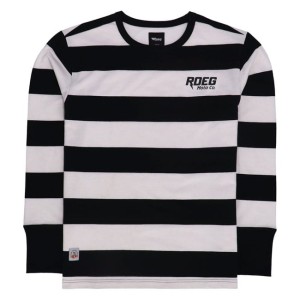 Roeg Ricky stripe jersey white/black bluza w biało-czarne paski 