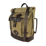 Plecak By City Oasis II bag beige stylowy plecak motocyklowy retro vintage style skóra cafe raceer plecak na motocykl  