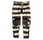 Spodnie Holy Freedom Trouser mud black scramblerowe spodnie w czarno-białe paski retro vintage style