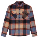 13 1/2 Steel flannel oxblood gruba flanelowa koszula w kratę chopperstyle 