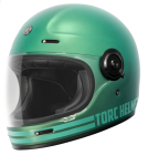 Torc Newport Cali Iridecent Teal zielony kask retro motocyklowy bobber harley custom caferacer