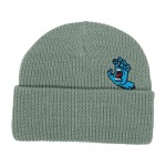 Ciepła czapka Santa Cruz Screaming Mini Hand beanie moon rock turkusowa czapka na zimę retro styl