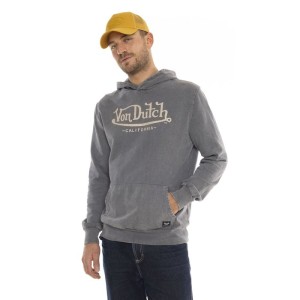 Bluza z kapturem Von Dutch Youth hoodie anthracite szara przyjemna w dotyku bluza z kapturem 