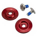 Mocowania szyby Biltwell Helmet Gen2 Hardware Kit red czerwone podkładki do mocowania szyb w kasku