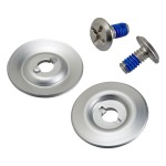 Mocowania szyby Biltwell Helmet Gen2 Hardware Kit silver srebrne podkładki do mocowania szyb w kasku 