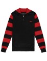 13 1 2 Outlaw half zip sweater black red4.jpg