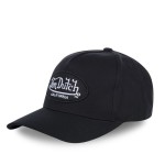 Czapka Von Dutch logo cap black czarna bawełniana czapka z daszkiem 