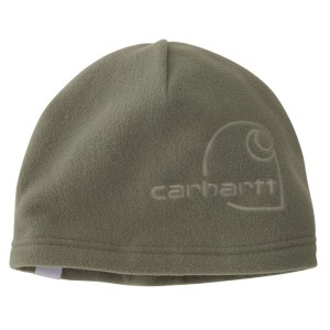 Polarowa krótka czapka zimowa Carhartt Fleece Debossed hat dusty