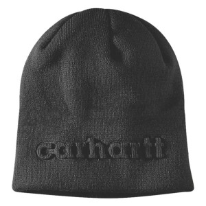 Czapka zimowa Carhartt Knit Embossed beanie black