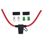 Motogadget, mo.unit battery cable with 40A fuse Motogadget, kabel do akumulatora mo.unit z bezpiecznikiem 40A