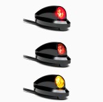  3w1 Motogadget mo.blaze tens para tylnych kierunkowskazów zamiennik stosowany w amortyzatorach błotników Harley-Davidson od 1993 roku 