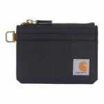 Portfel Na Karty Carhartt Nylon Duck RFID  Carhartt Zippered Card Keeper wallet black