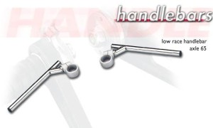 Kierownica Tarozzi 37mm , offset 65mm , chrom, 7/8= 22mm [niska]