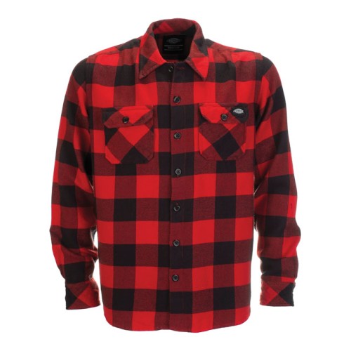 DICKIES SACRAMENTO SHIRT RED BLACK.jpg