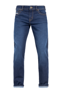 John Doe Taylor Mono Dark Blue jeans AAA jednowarstwowe spodnie motocyklowe z prostymi nogawkami  