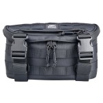 Biltwell Exfil 7 2.0 bag Black czarna torba na kierownice motocykla z pasami na koc