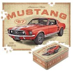 Puzzle Ford Mustang GT 1967 stylowa puszka metalowa z puzzlami