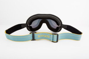 Niebiesko-żółta gumka/pasek do gogli Ethen Cafe Racer CR015S 